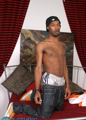 Handsome gay Cuban hottie Santos goes topless and plays with his BBC