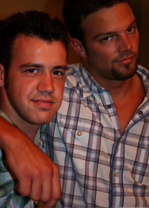 Amateur gays Lucas and Ricky M doff their plaid shirts and play an oral game