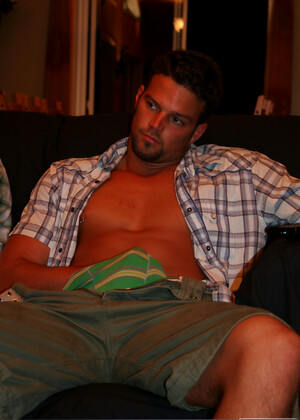 Amateur gays Lucas and Ricky M doff their plaid shirts and play an oral game
