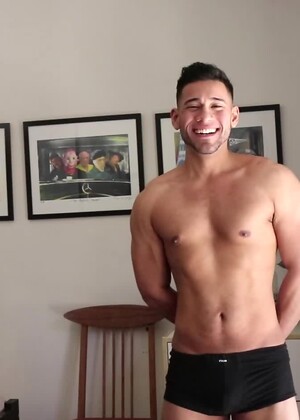 Michael Santos Jerks His Uncut Cock And CUMS