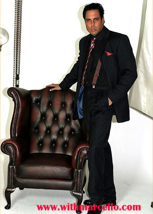Nothing turns Marcello on more than getting photographed in his sexy suits