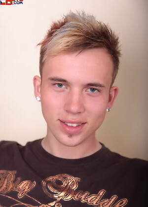 Blond twink jacking off