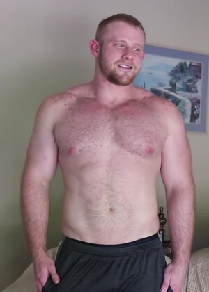 Hairy Bodybuilder Ryan Judd Jerks His COCK