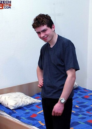 Young czech boy shows ass and cock