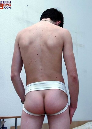 Young czech boy shows ass and cock
