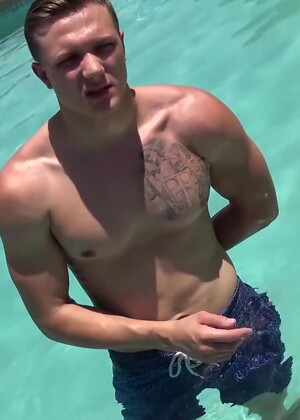 Big Cock Blonde Ryan Lacey Jerks Off