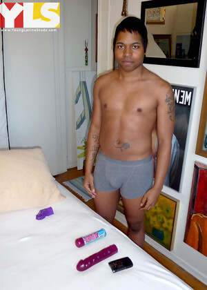 Latin boy shows cock