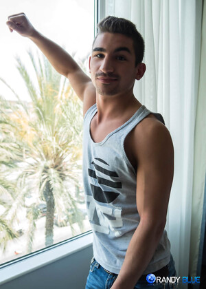 Lukas Valentine prepares for his first bareback scene