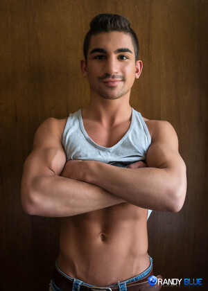 Lukas Valentine prepares for his first bareback scene