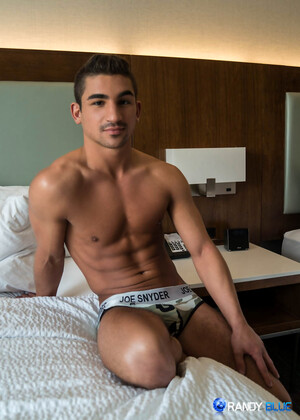 Lukas Valentine prepares for his first bareback scene