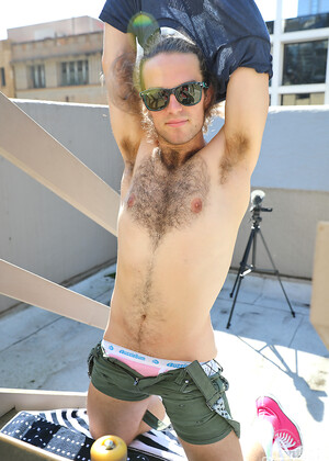 Naked out on the roof with Reece Anderson