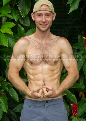 Thick 9" Dick Bowie: Ripped, Donkey Ball Farm Boy Works, Pees x2, Shows Hairy Hole and Bust a Big Load in Hawaii!