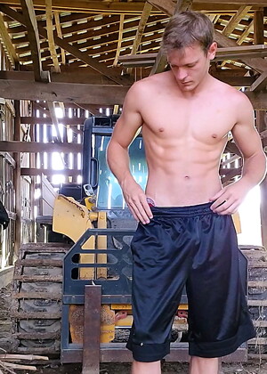 Connor Woods Tractor Jerk-Off Peep, Scene #01