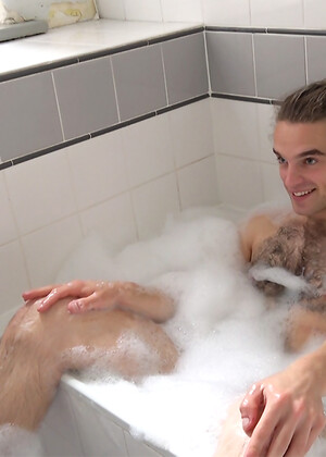 Soaping up with our gorgeous mate Reece
