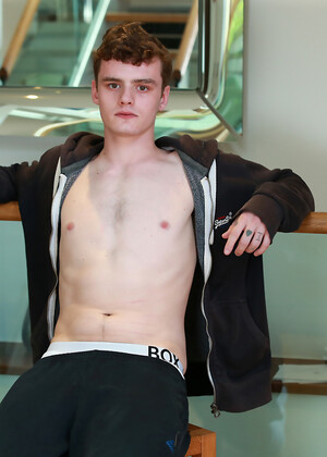 Athletic Young Boxer Kieran Strips & Shows off his Hairy Body & Big Uncut Cock!
