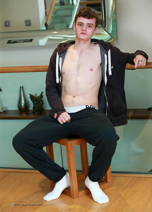 Athletic Young Boxer Kieran Strips & Shows off his Hairy Body & Big Uncut Cock!