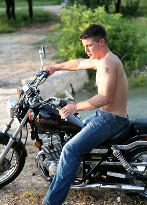 Caleb gets nude and jeking off