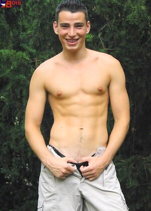 European boy naked