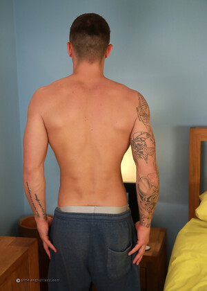 Muscular Straight Lad Max Undresses & Wanks his Big Uncut Cock & Shows his Hole!