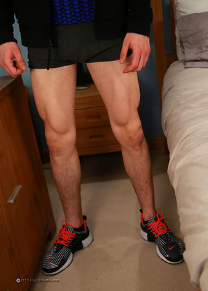 Tall and Lean Straight Pup Toni Shows us his Rock Hard Uncut Cock!