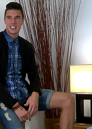 Tall & Lean Young Straight French Pup Vince Shows off his Big Uncut Cock!
