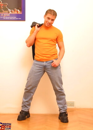Czech stud shows cock