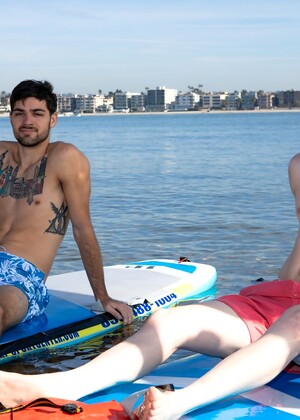 Gay rowers Jay Tee & Leeroy Jones engage in anal action after practice