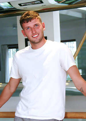 Young Straight Footballer Jude Moore