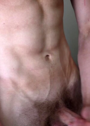Blonde Ripped Stud Jerks Off