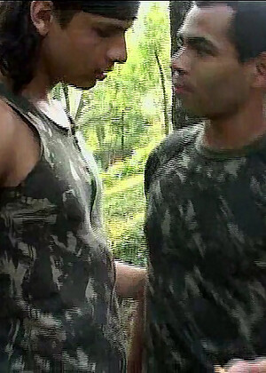 Bareback Military Man Meat
