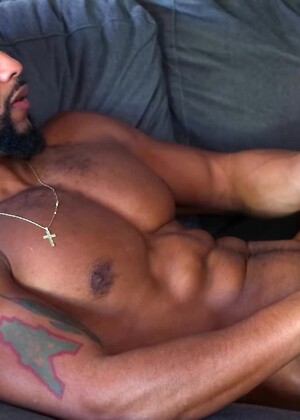 Draco Young Rubs Down His Grade-A Lean Meat