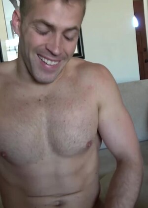 Hairy Football Jock Michael Kasten Jerks Off