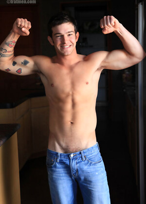 Hot brunette jock Chaz