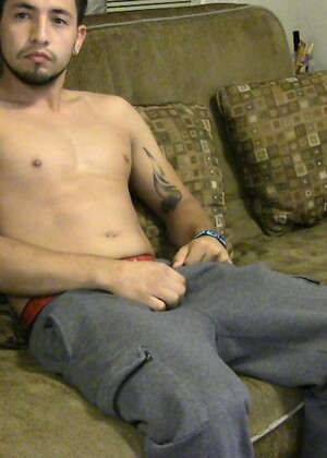 Hot stud Aron masturbates