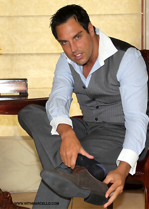 It doesnt take long for Marcello to pull his big dick out and have some fun