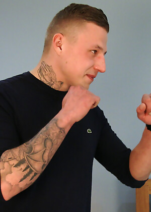 Young Straight MMA Fighter Wanks his Big Uncut Cock & Shoots his Load!