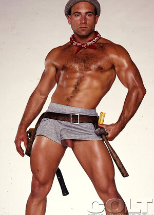Ken Marx posing naked