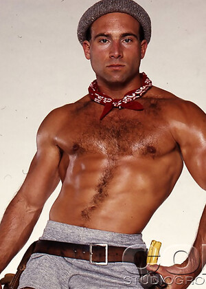 Ken Marx posing naked