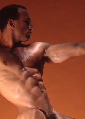 Ken Marx posing naked