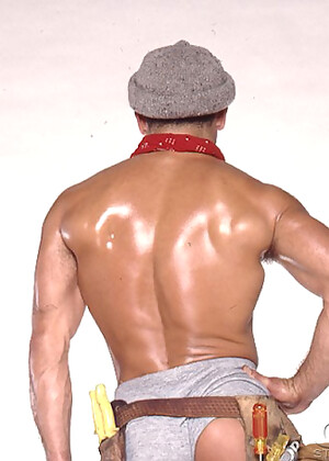 Ken Marx posing naked