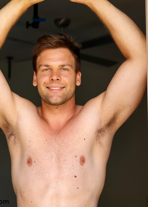 With His Piercing Green Eyes Movie Star Smile & Uncut Cock Calvin Russe Impresses