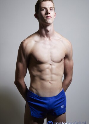 Muscular dutch blond twink