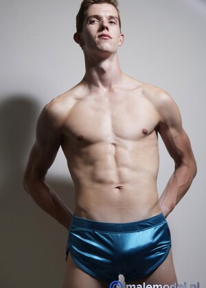Muscular dutch blond twink