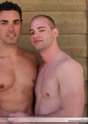 Tall stallion Jeremy fucks bald stud Patrick Rouge in the missionary position