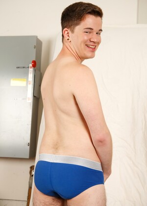 Cute gays Daniel Ross and Sebastian Rogers strip and ride each other's dick
