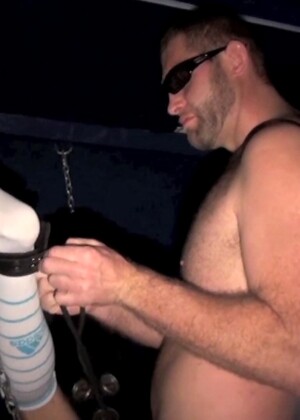 Hung gay Gabriel Altai gets a blowjob & a thorough anal pounding in bondage