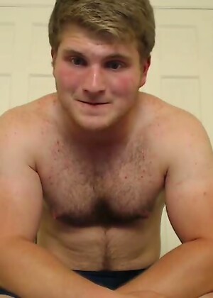 Hairy Bear Cub Teen Jerks It