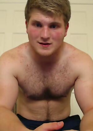 Hairy Bear Cub Teen Jerks It