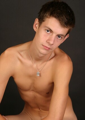Horny twink boy play with his big cock
