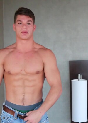 Muscle Bound Paul Tiller Jerks His Cock And CUMS